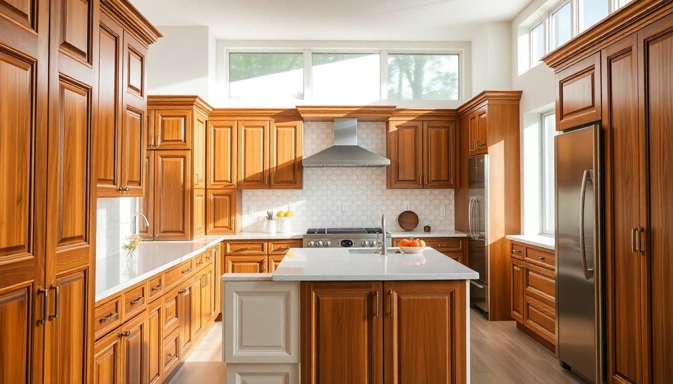 Cabinet Refacing Clearwater FL showcasing elegant kitchen cabinetry in a beautifully renovated space.