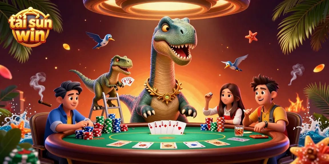 Engage in thrilling gameplay with tải sun win at the vibrant casino poker table.
