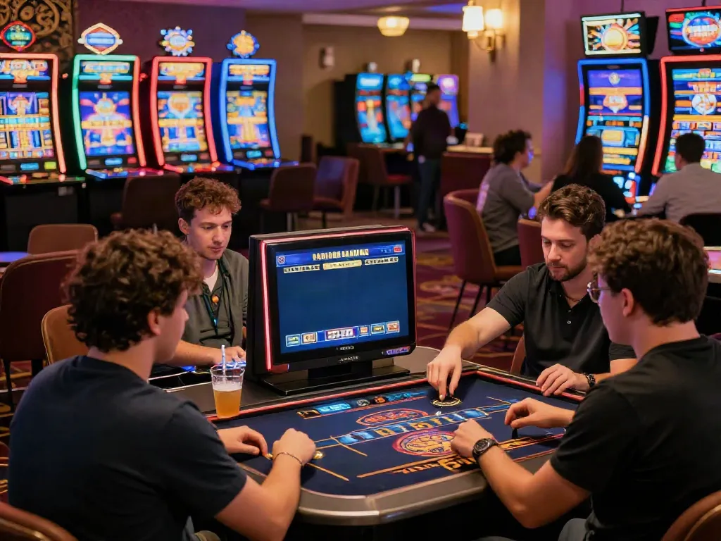 Exciting atmosphere in non GamStop casinos showcasing diverse players enjoying games.