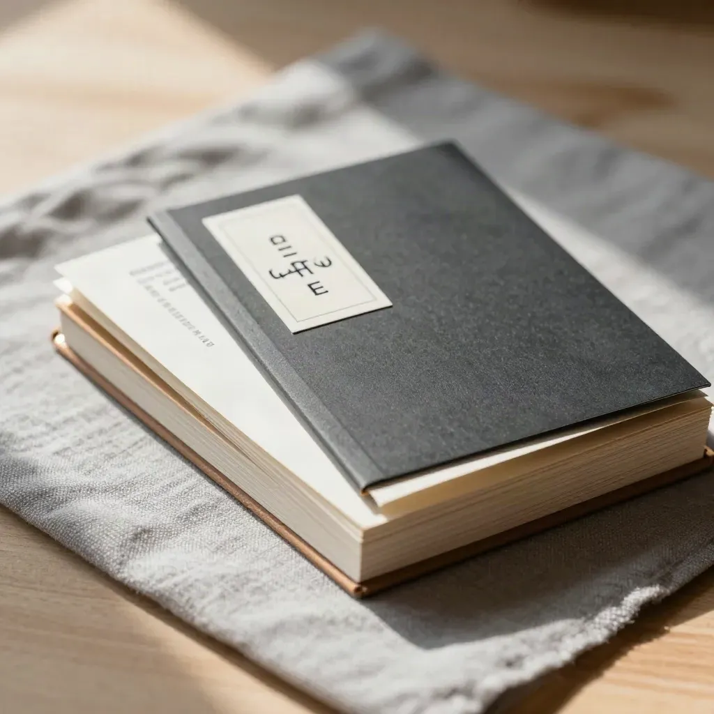 Trimmed CV bundle with proof slips and a clipped cover card on pale wood.