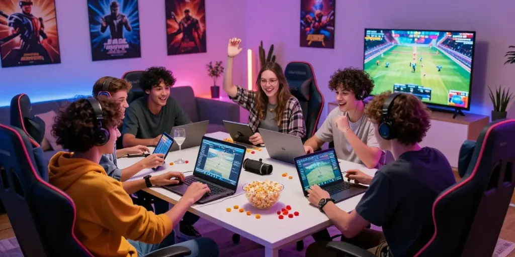 Exciting gaming session with friends using non gamstop casinos for online play