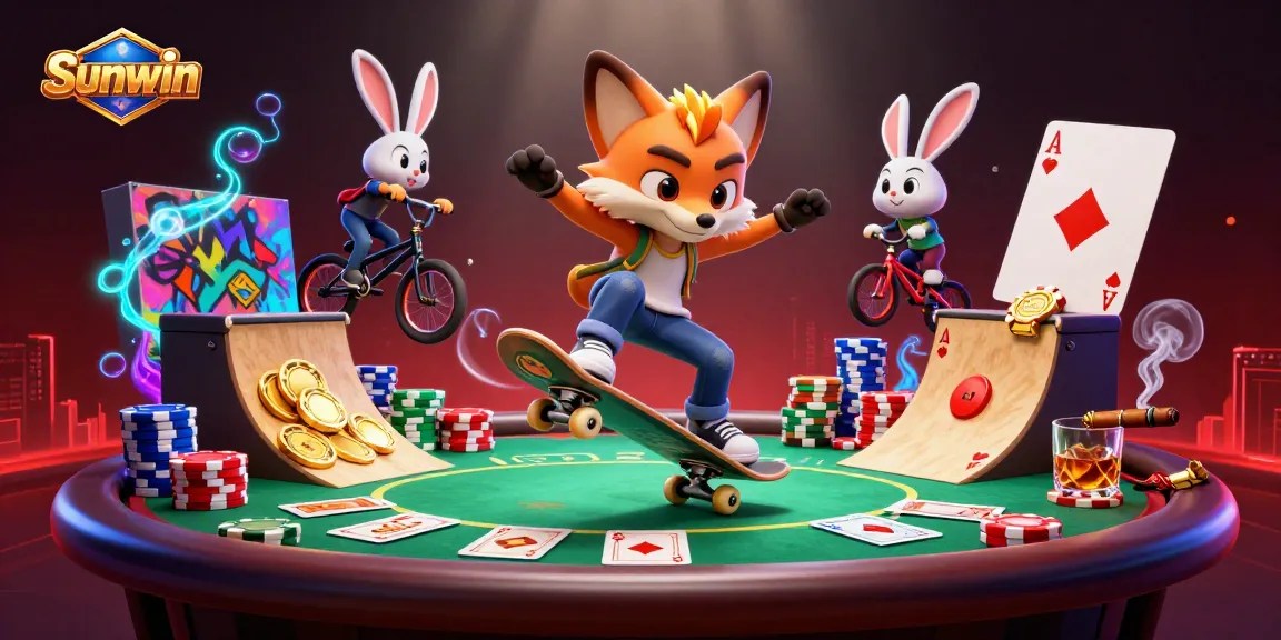 Experience thrilling gameplay at Sunwin with vibrant casino action and engaging characters.