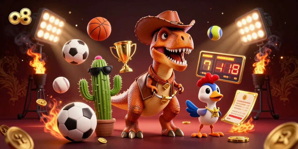 Win big at o8 with a vibrant casino scene featuring dynamic characters and betting elements.